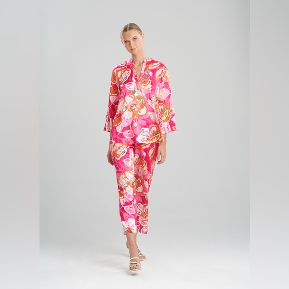 🎁🎁 NWT! N Natori Paradise PJ pant Top pajama set